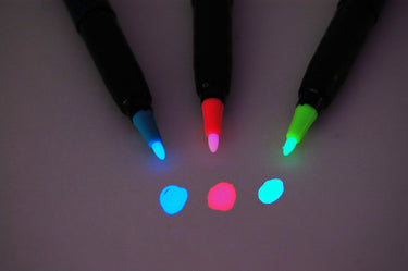 DirectGlow Invisible UV Blacklight Reactive Fine Tip Ink Marker